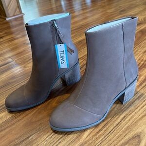 TOMS Women's Chocolate Ankle Booties